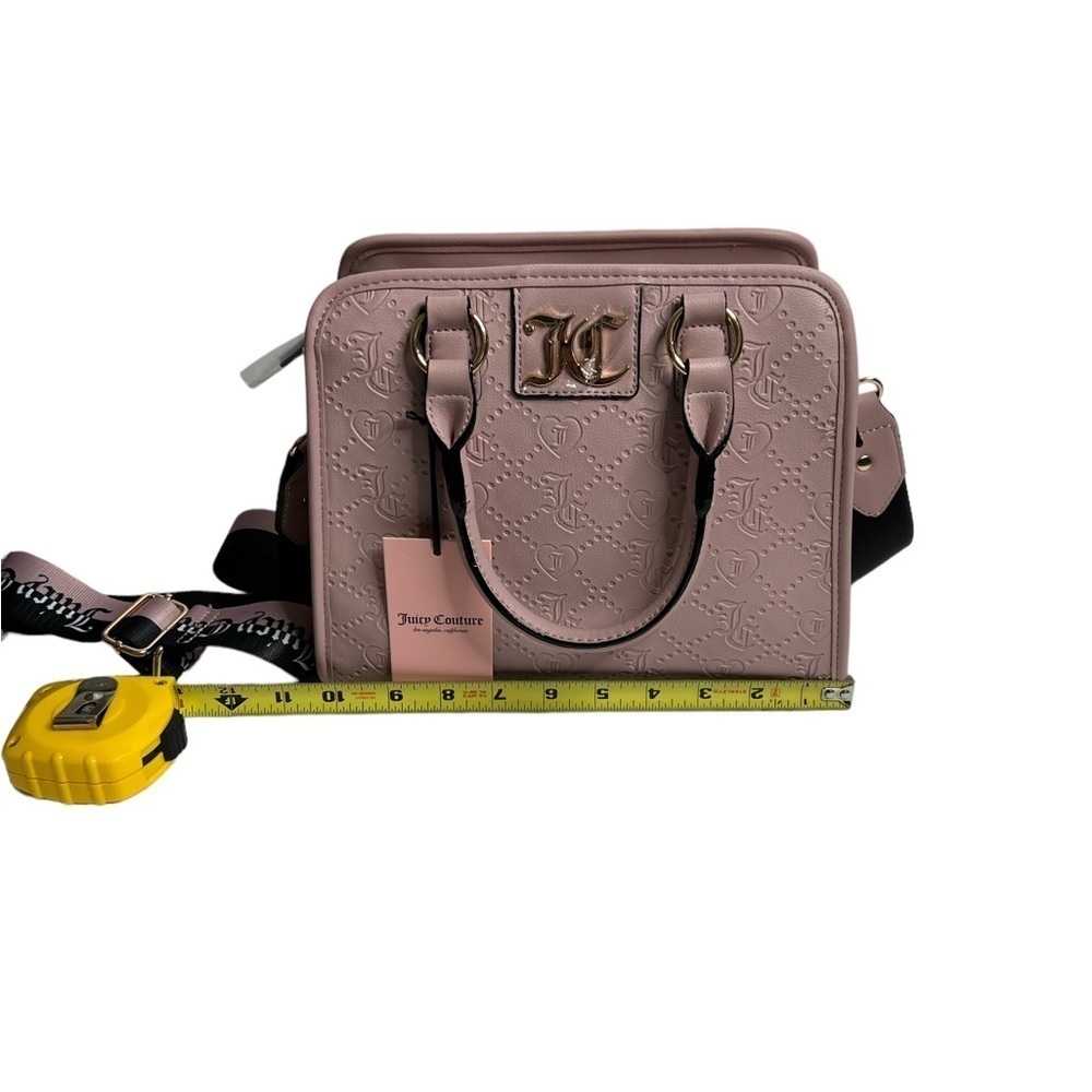 Juicy Couture Dusty Blush Charm Sure Satchel With Matching Wallet - Picture 10 of 17